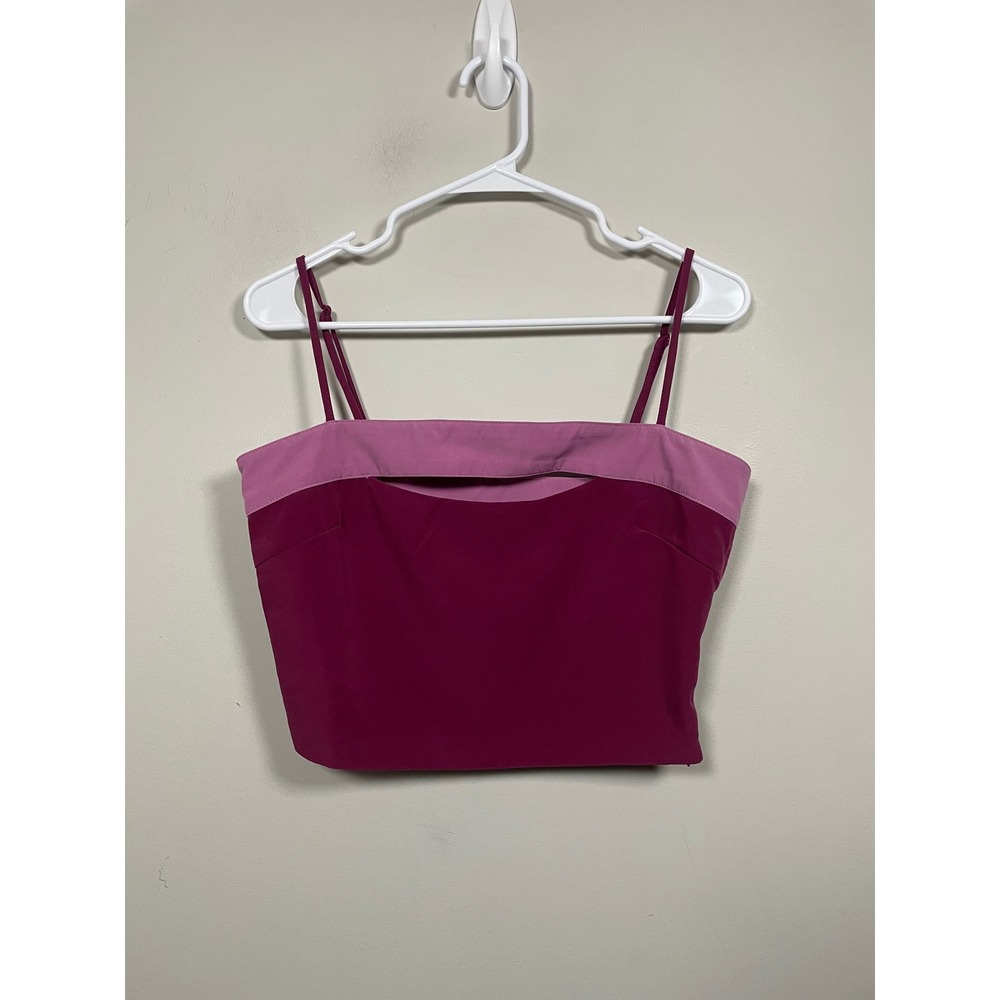 Yllw‎ The Label Two Toned Purple Cropped Tank Size Medium Spring Summer